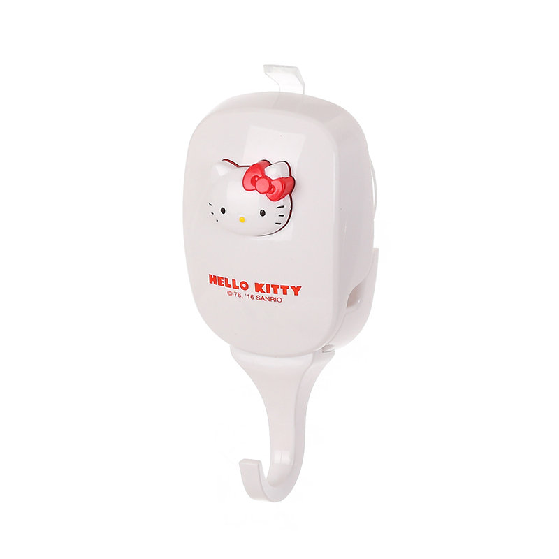 Gancho de ventosa montado en la pared de Hello Kitty para toalla, herramienta de cocina, gancho de ayuda, cocina, baño, hogar, gancho colgante de pared de plástico