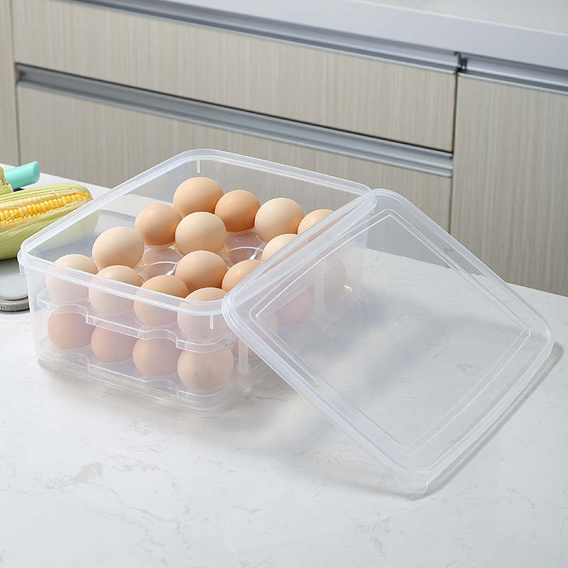 Caja de almacenamiento de 32 huevos de trucha (doble capa)