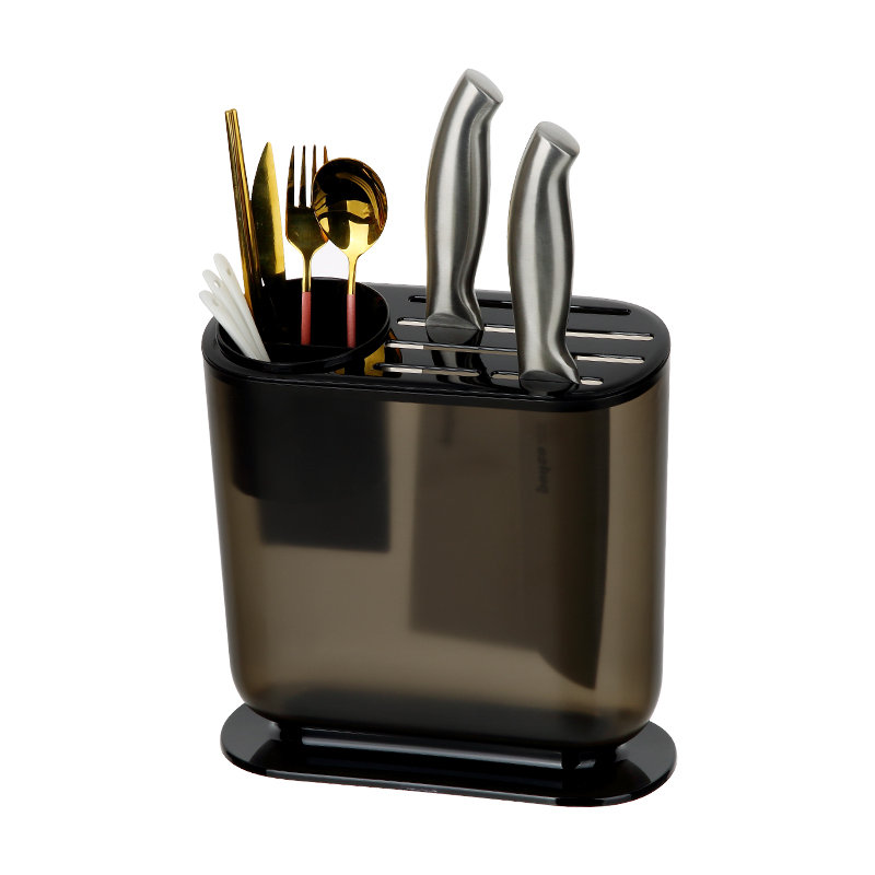 Organizador de utensilios de cocina para mascotas, soporte Universal para cuchillos, soporte para utensilios, bloque de plástico para cuchillos sin cuchillo