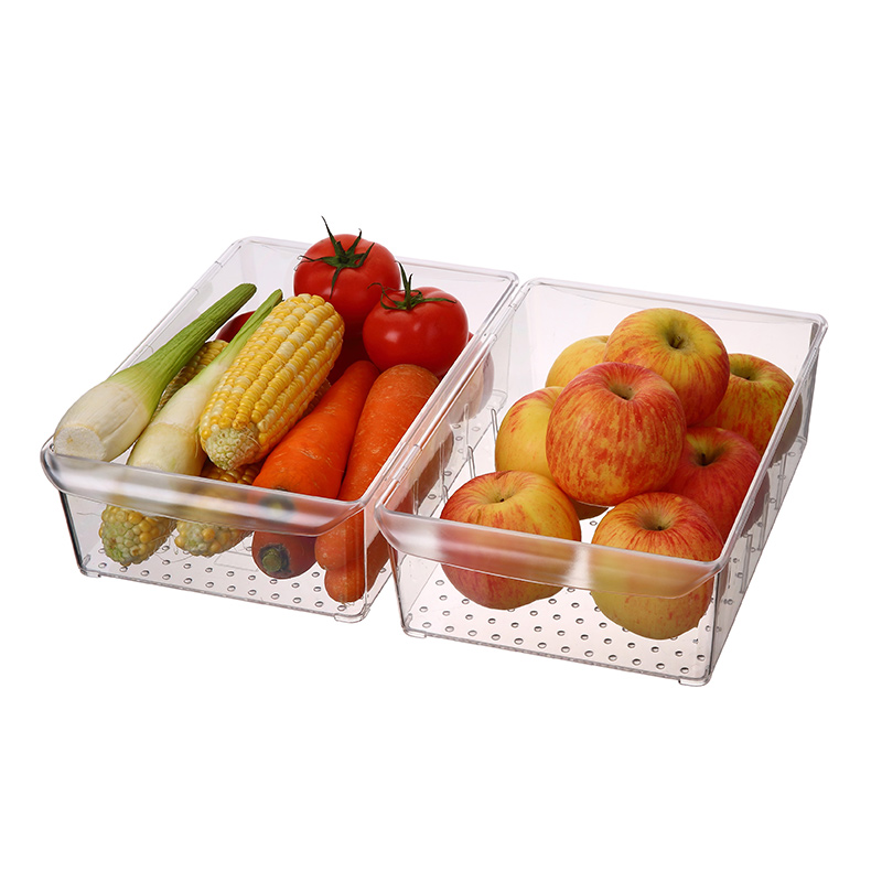 organizador de almacenamiento de cocina de frutas y verduras transparente