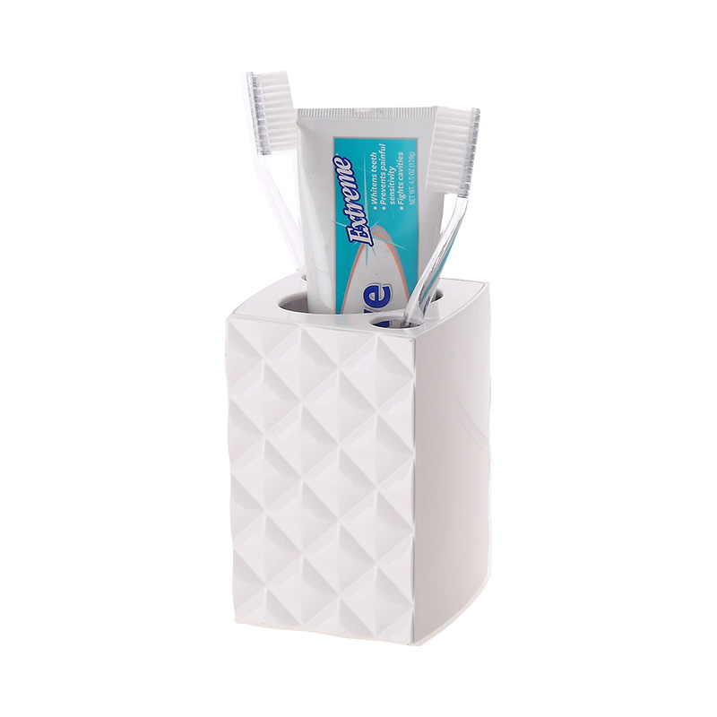 Fabricante PS Soporte de cepillo de dientes de plástico para baño extraíble
