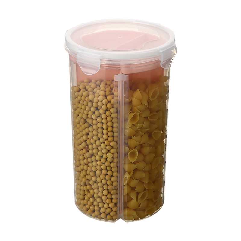 Caja organizadora de almacenamiento de granos de alimentos cuadrada de PP con tapa, refrigerador, contenedor de almacenamiento de alimentos de plástico