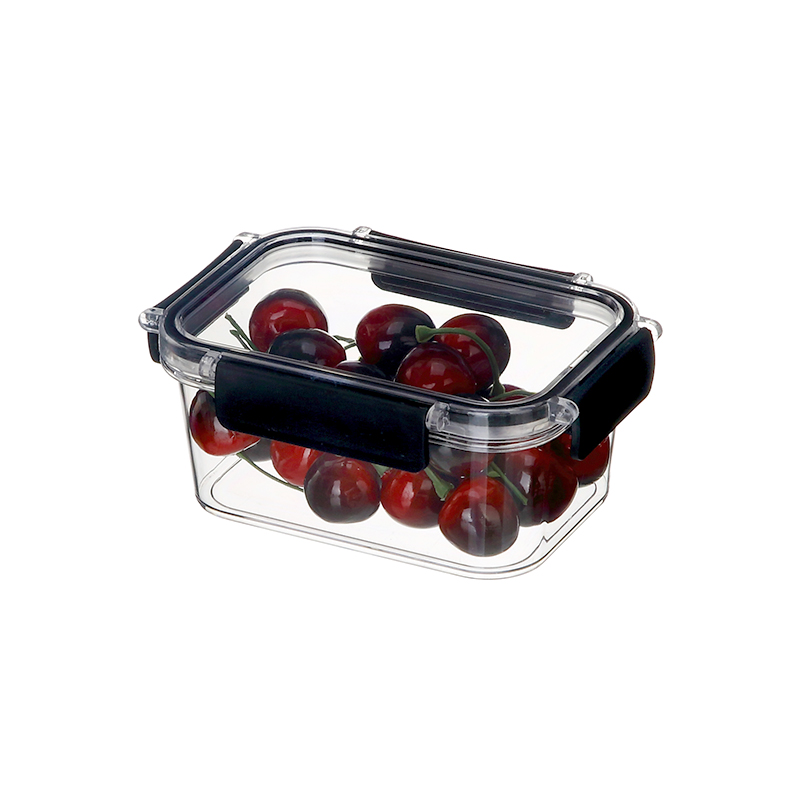 Caja de comida para bebés segura para microondas para mascotas Caja de fruta fresca Mini contenedor de comida hermético de plástico